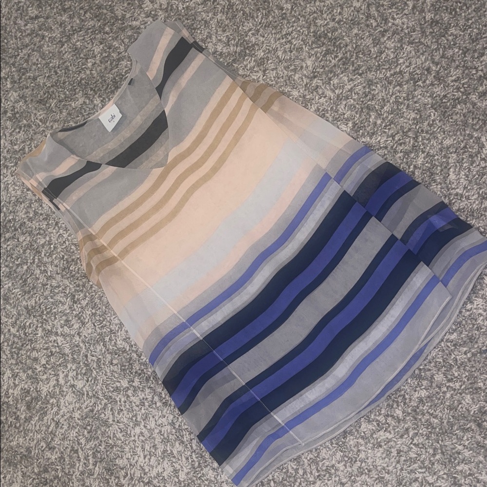 CAbi 3273 underline horizon striped tank